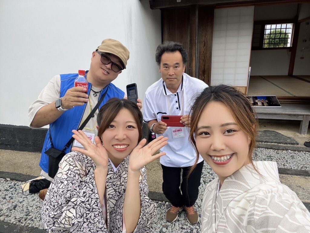 着物ウィ―クin萩では、ボランティアカメラマンが着物姿の写真を撮ってくれます。着物レンタルしたら、是非　写真撮影体験してください