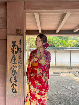 菊屋家住宅の看板前