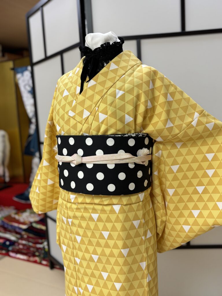 着物を和洋のミックスコーデにしてみた