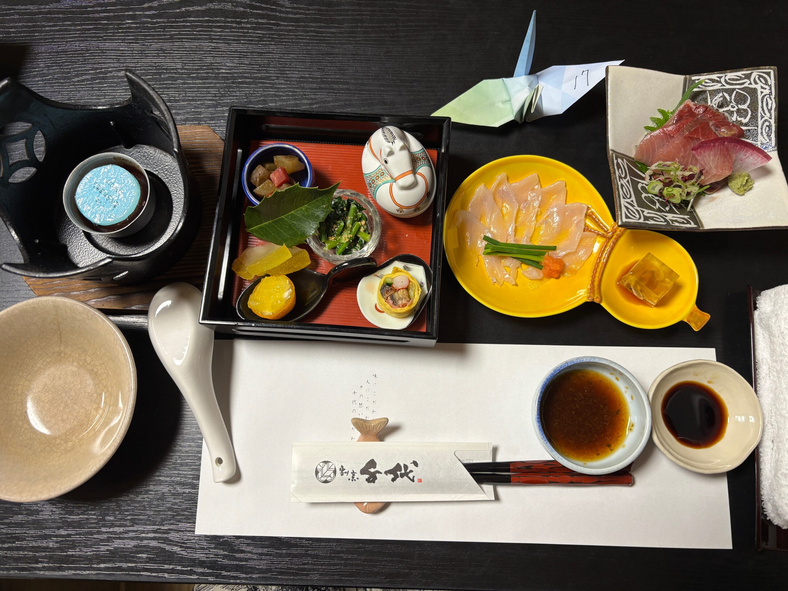 新年会のお料理　割烹千代にて