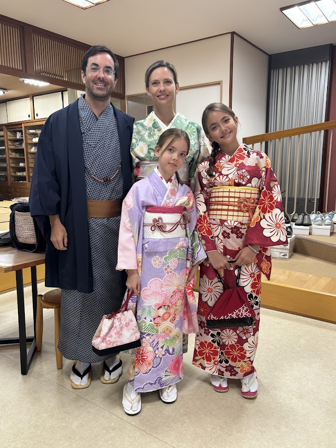 着物が良く似合うフランス人