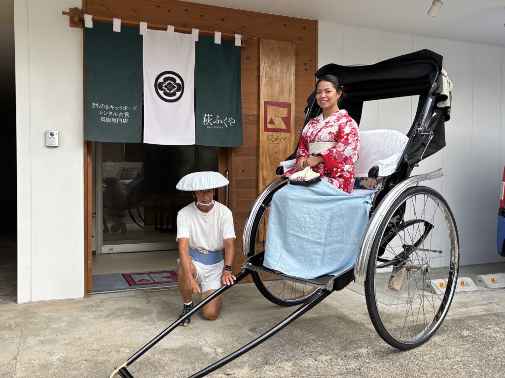 人力車に初挑戦